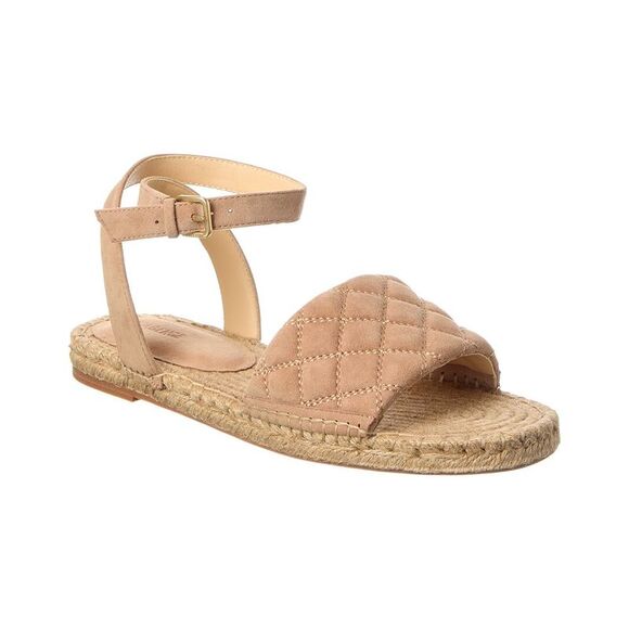 L’AGENCE Shoes - L’Agence Grece Ankle Strap Suede Sandal, Brown